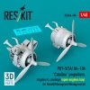 RESKIT RSU48-0484 PBY-5/5A/ OA-10A Catalina propellers, engines & cowlings (open engines bay) for Revell/Monogram/Hasegawa kit (3D Printed) 1/48